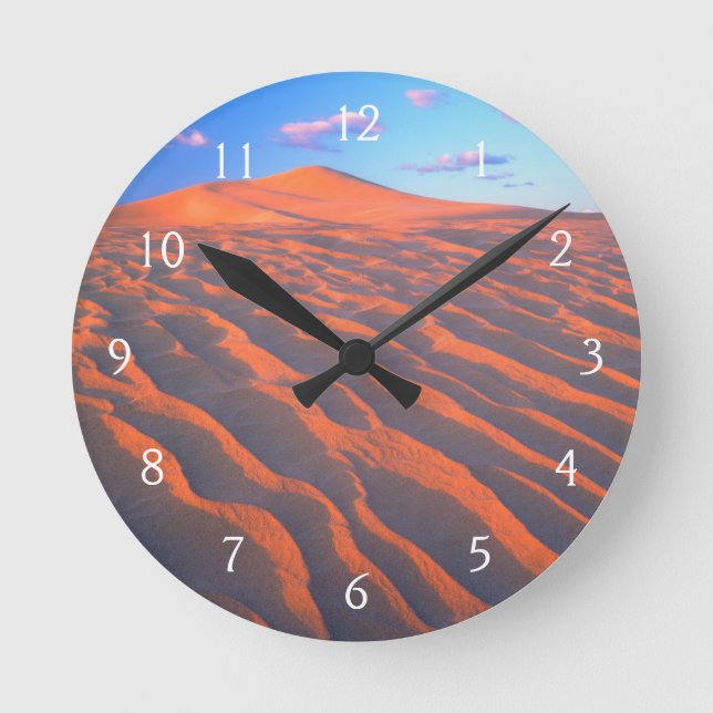 Reloj Redondo Mediano Dumont Dunes, Sand Dunes and Clouds (Anverso)