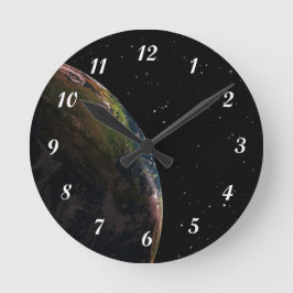 Reloj Redondo Mediano Earth from Space
