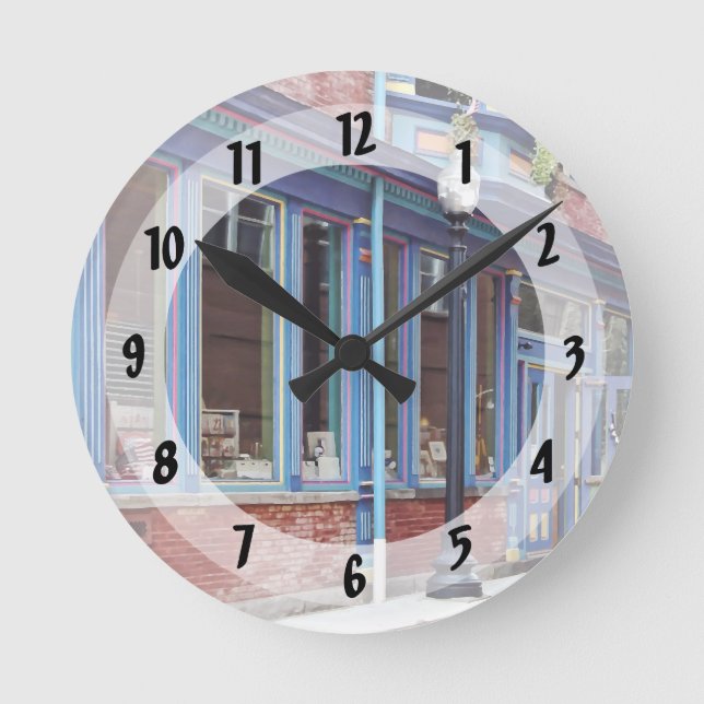 Reloj Redondo Mediano Easton PA - Calle con puerta abierta (Anverso)