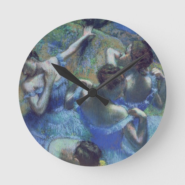 Reloj Redondo Mediano Edgar Degas| Bailarines azules, c.1899 (Anverso)