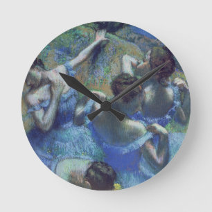 Reloj Redondo Mediano Edgar Degas  Bailarines azules, c.1899