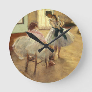 Reloj Redondo Mediano Edgar Degas la lección de danza