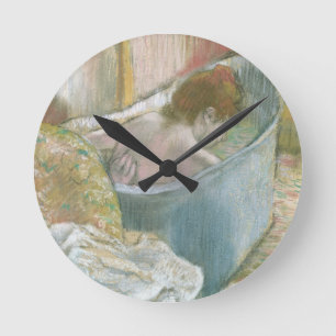 Reloj Redondo Mediano Edgar Degas   The Bath