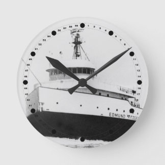 Reloj Redondo Mediano Edmund Fitzgerald Vintage Great Lakes Freighter Wa