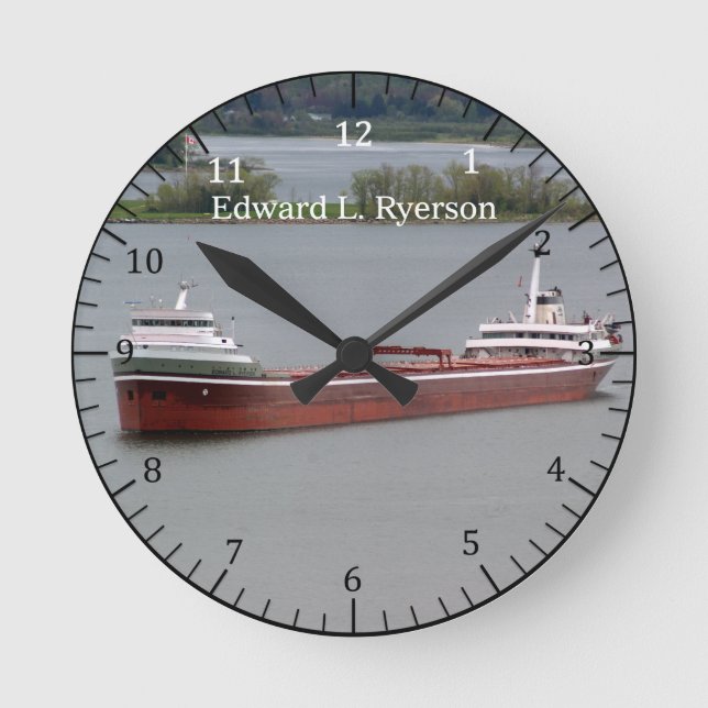 Reloj Redondo Mediano Edward L. Ryerson clock (Anverso)