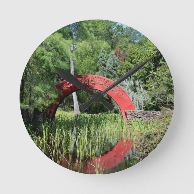 Reloj Redondo Mediano EE.UU., Alabama, Theodore Near Mobile 3 (Anverso)