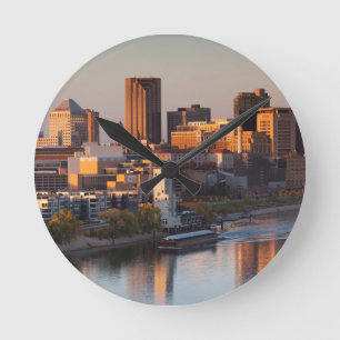 Reloj Redondo Mediano EE.UU., Minnesota, Minneapolis, St. Paul 3