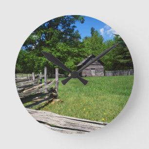 Reloj Redondo Mediano EE.UU., Virginia, Blue Ridge Parkway, The Puckett 