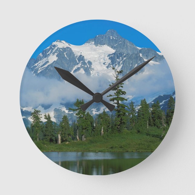 Reloj Redondo Mediano EE. UU., Washington, Parque Nacional North Cascade (Anverso)