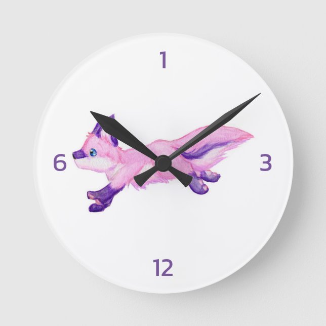 Reloj Redondo Mediano Ejecutar (Anverso)