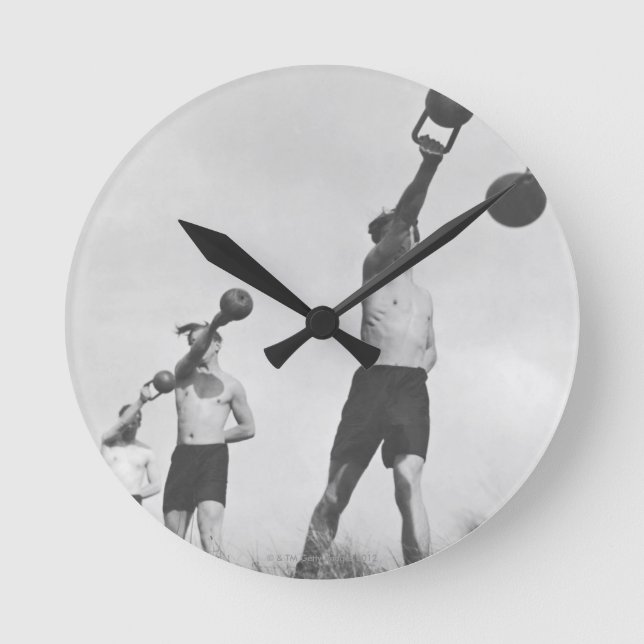 Reloj Redondo Mediano Ejercicio (Anverso)