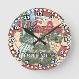 Reloj Redondo Mediano Ejército de EE. UU.