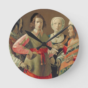 Reloj Redondo Mediano El adivino, c.1630 (aceite en lona) (véase 19