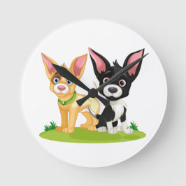 Reloj Redondo Mediano El amor de las pipas es el mejor amor