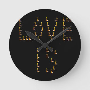 Reloj Redondo Mediano El Amor Es