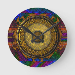 Reloj Redondo Mediano El antiguo Santo Tomé Mágico de Películas y Poc