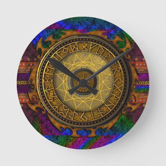 Reloj Redondo Mediano El antiguo Santo Tomé Mágico de Películas y Pocion (Anverso)