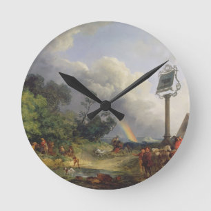 Reloj Redondo Mediano El arco iris, 1784 (aceite en lona)