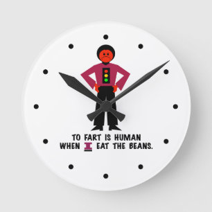 Reloj Redondo Mediano El arte es humano
