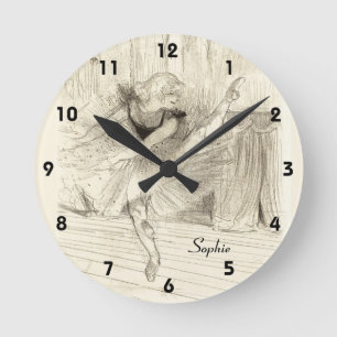 Reloj Redondo Mediano El bailarín de ballet, Toulouse-Lautrec