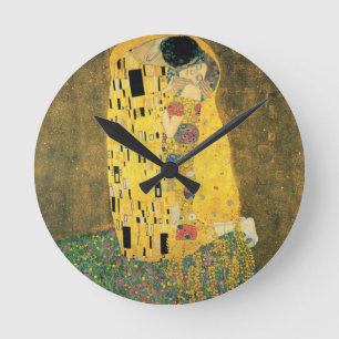 Reloj Redondo Mediano El beso - Gustavo Klimt
