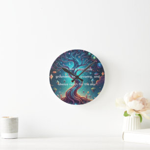 Reloj Redondo Mediano "El bosque fantástico - Travesías imaginarias"