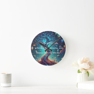 Reloj Redondo Mediano "El bosque fantástico - Travesías imaginarias"
