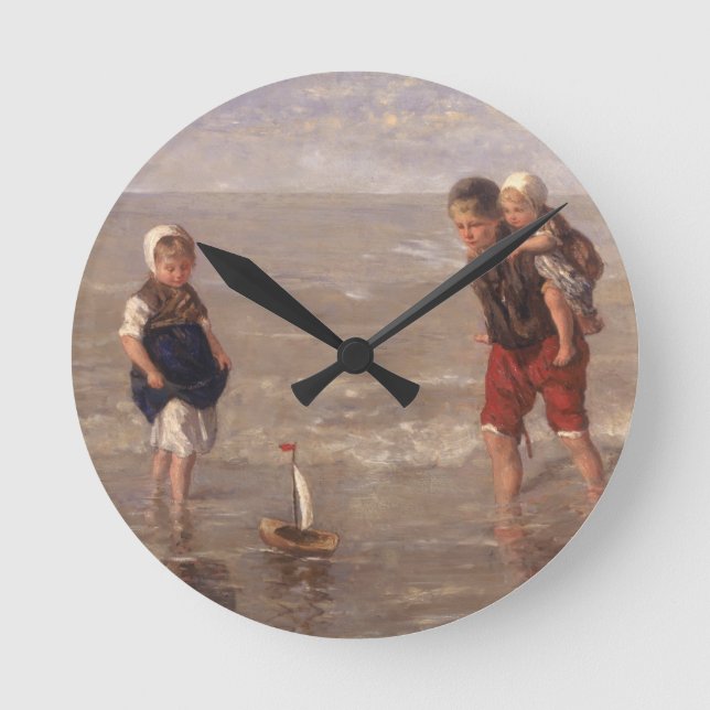 Reloj Redondo Mediano El bote de juguetes (Anverso)