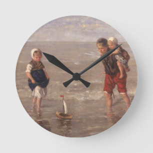 Reloj Redondo Mediano El bote de juguetes