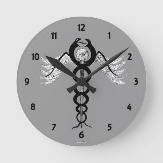 Reloj Redondo Mediano El caduceo