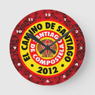 Reloj Redondo Mediano EL Camino De Santiago 2012