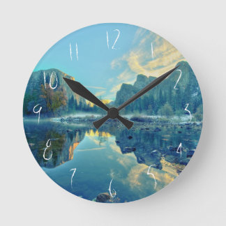 Reloj Redondo Mediano El Capitan and Three Brothers Reflection