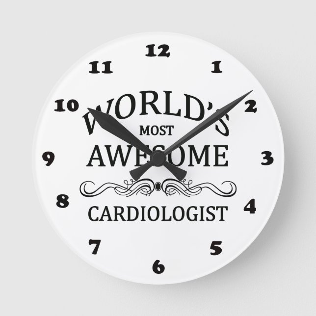 Reloj Redondo Mediano El cardiólogo más impresionante del mundo (Anverso)