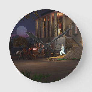 Reloj Redondo Mediano El coche de Cenicienta