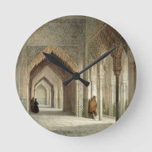 Reloj Redondo Mediano El cuarto de la corte de Alhambra, Granada, 1853