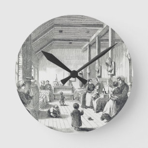 Reloj Redondo Mediano El cuarto de niños del Convict en Brixton, 'del