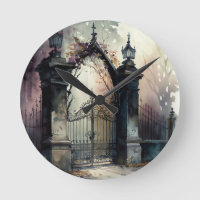 El diseño de la serie de portones del cementerio g