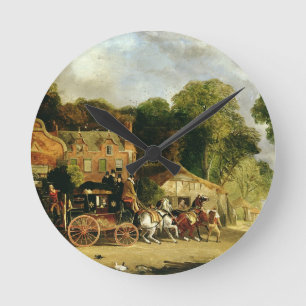 Reloj Redondo Mediano El Dorking y el Londres Royal Mail que sale del