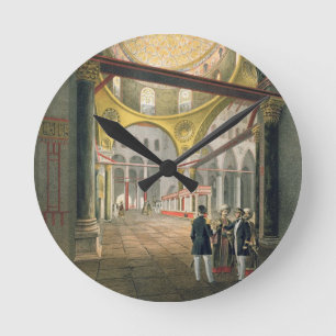 Reloj Redondo Mediano El EL Aksa de la mezquita, de "recuerdos de