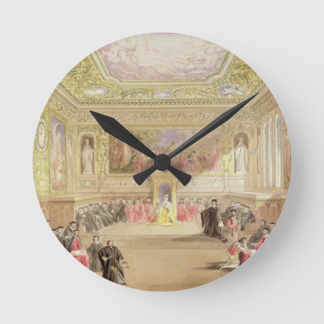 Reloj Redondo Mediano El ensayo, acto IV, escena I de Charles Kean (Anverso)