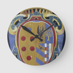 Reloj Redondo Mediano El escudo de armas de Medici-Lorena, c.1638 (dur