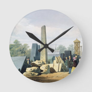 Reloj Redondo Mediano El exterior, de "Pict completo de Dickinson