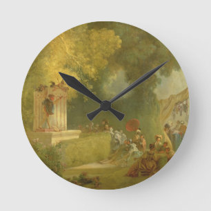 Reloj Redondo Mediano El Fete en la Santo-Nube, detalle del espectáculo