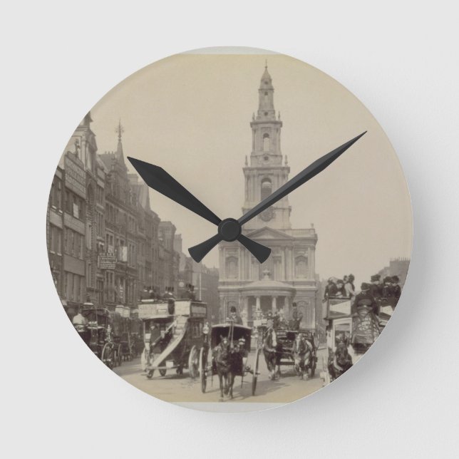 Reloj Redondo Mediano El filamento, c.1880 (foto de la sepia) (Anverso)