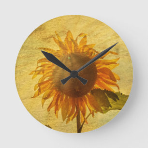 Reloj Redondo Mediano El girasol