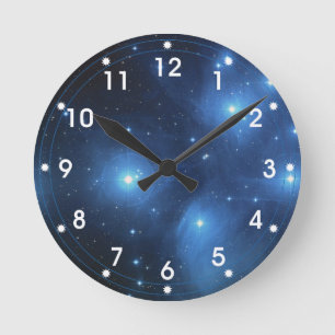 Reloj Redondo Mediano El grupo estrella de Pleiades