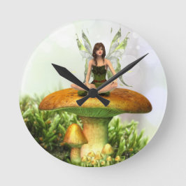 Reloj Redondo Mediano El hada de toadstool