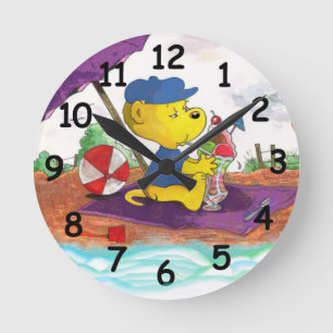 Reloj Redondo Mediano El helado de Ferald's