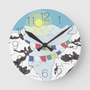 Reloj Redondo Mediano El Himalaya