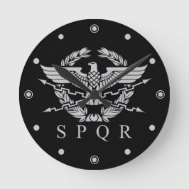 Reloj Redondo Mediano El Imperio Romano - SPQR